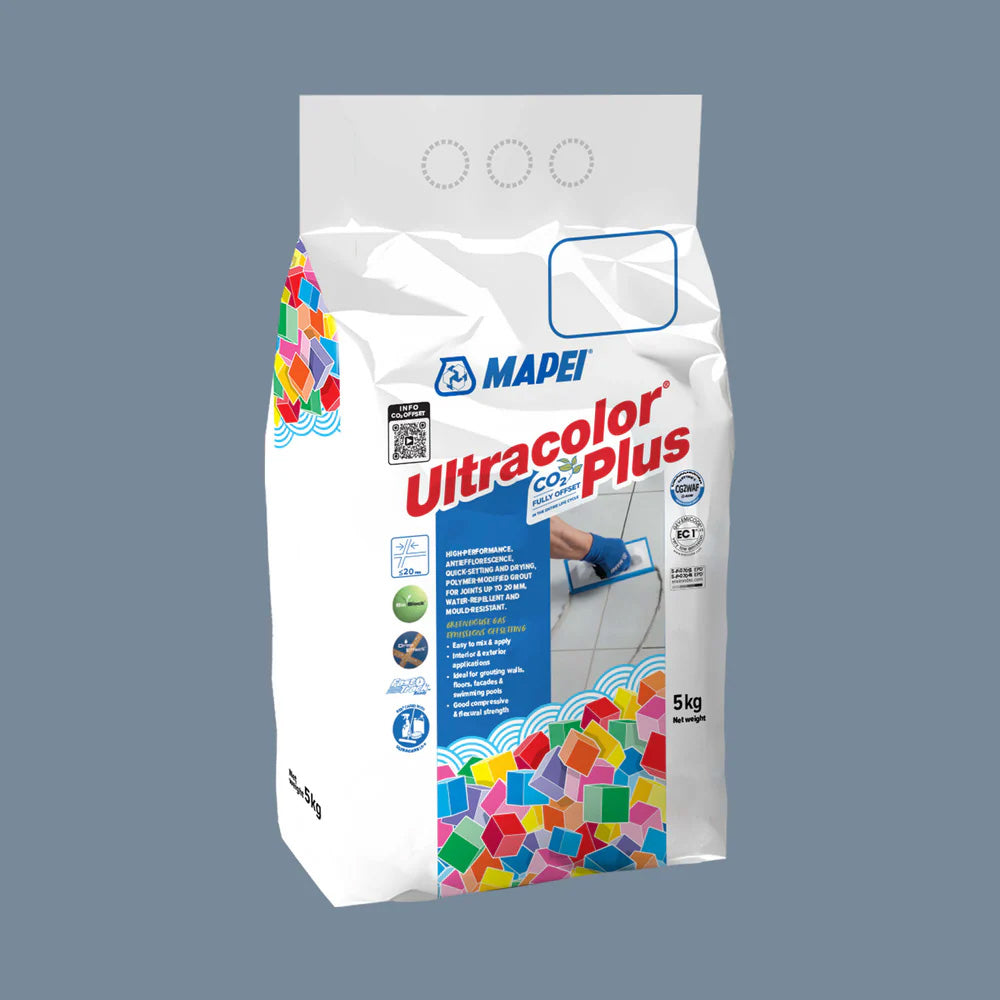 5KG Mapei Ultracolor Plus Grout 125 Castle Grey