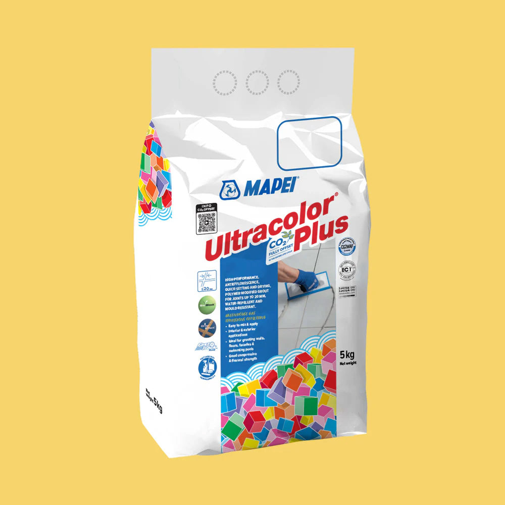 5KG Mapei Ultracolor Plus Grout 150 Yellow