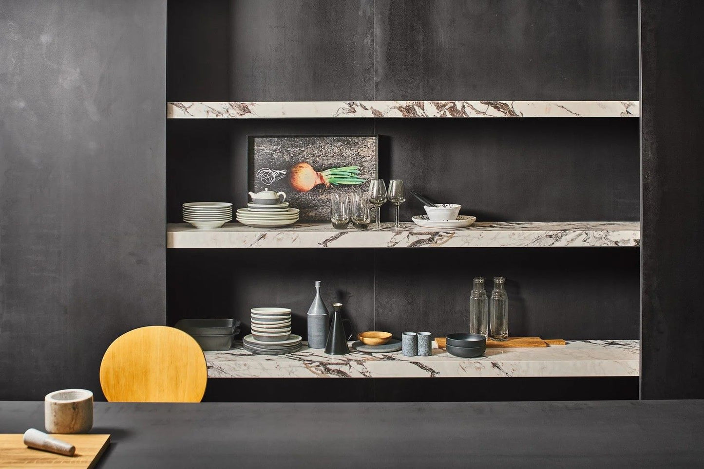 1200x2400x6 Grande Porcelain Slab Metal Look Iron Dark Matt by Marazzi