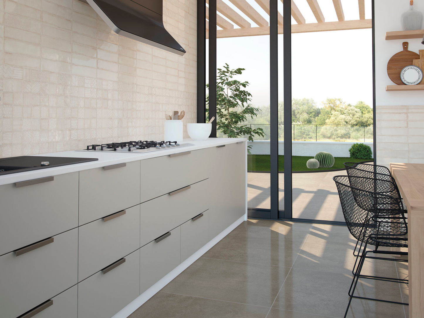 75x300 Mosta Ivory Gloss Tiles