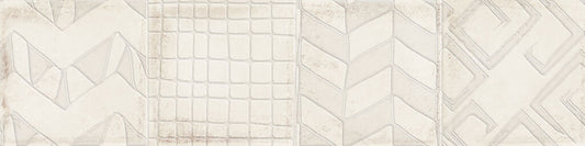 75x300 Mosta Ivory Gloss Decor Tiles