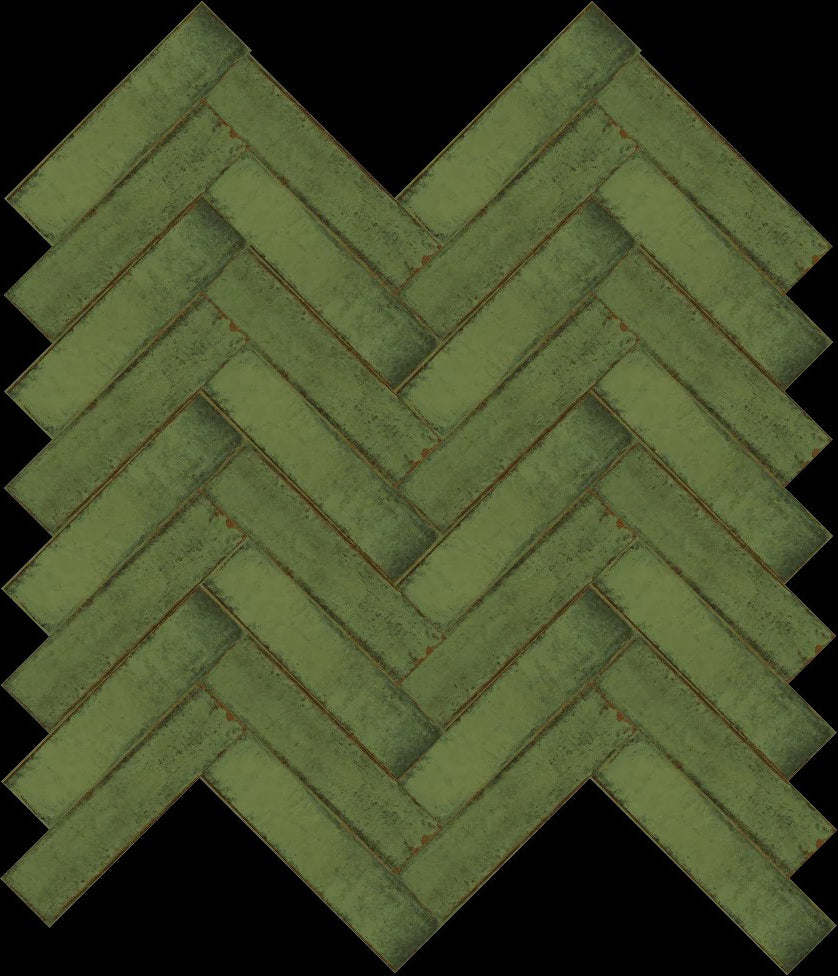 75x300 Mosta Olive Gloss Tiles