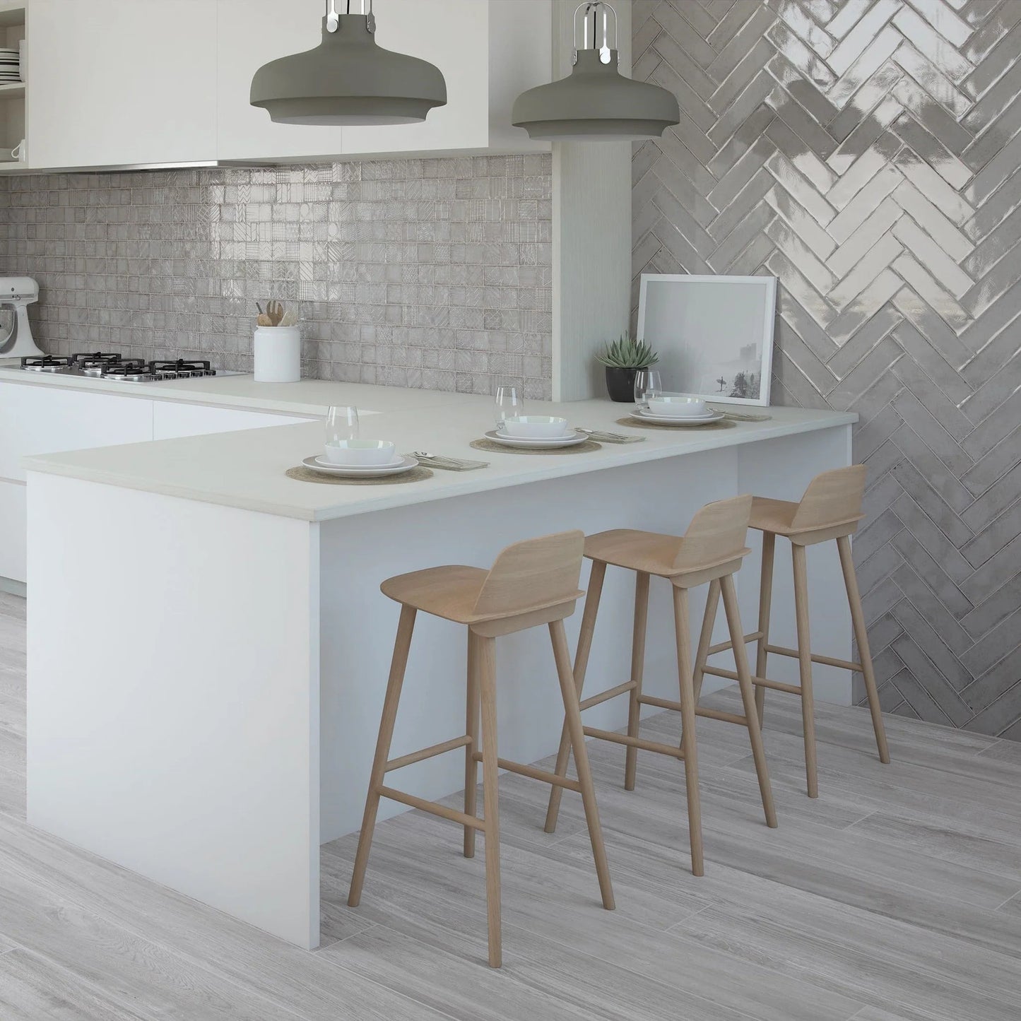 75x300 Mosta Pearl Gloss Tiles