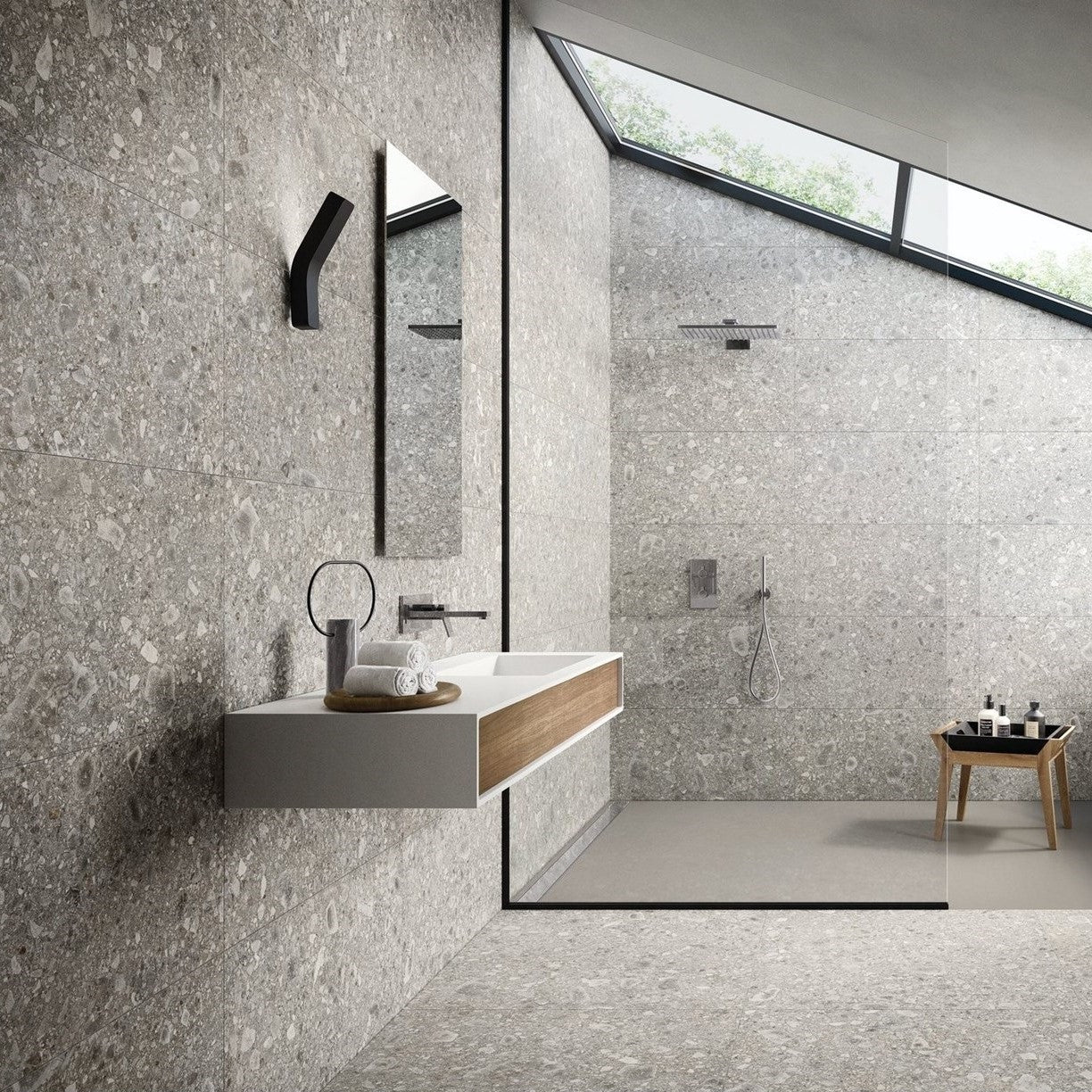 600x600 Mystone Ceppo Di Gre` Grey Stone Look Matt Tiles by Marazzi