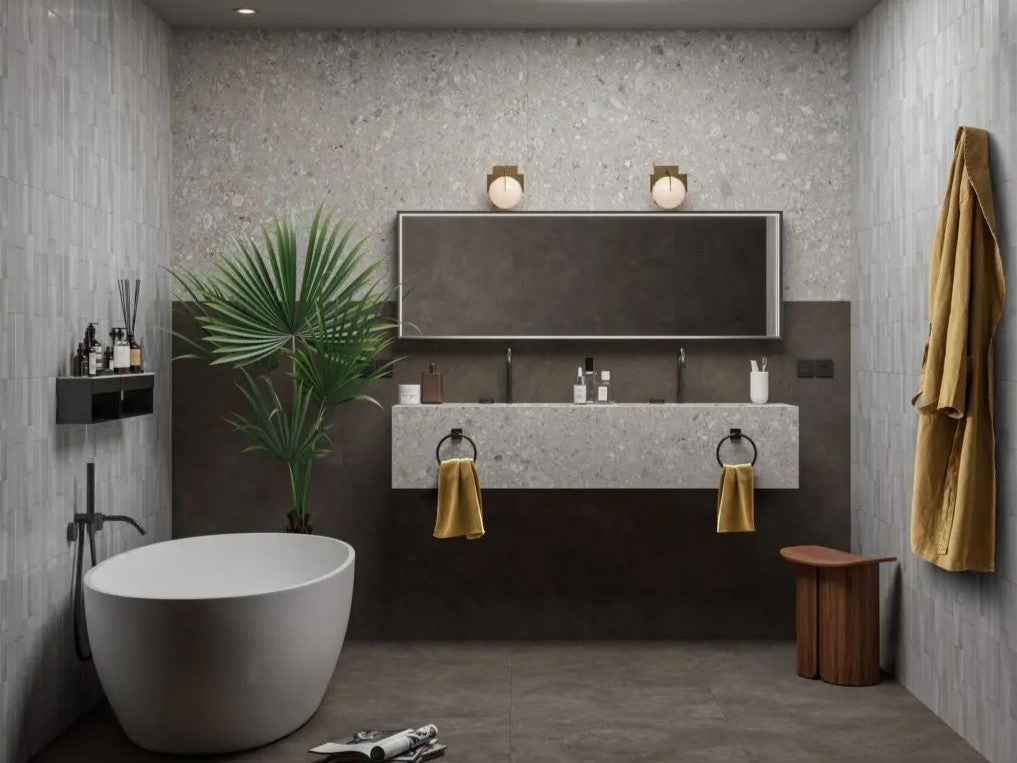 600x600 Mystone Ceppo Di Gre` Grey Stone Look Matt Tiles by Marazzi