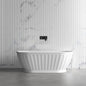 Otti Attica Kensington Matt White Freestanding Bath 1500mm