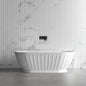 Otti Attica Kensington Matt White Freestanding Bath 1700mm