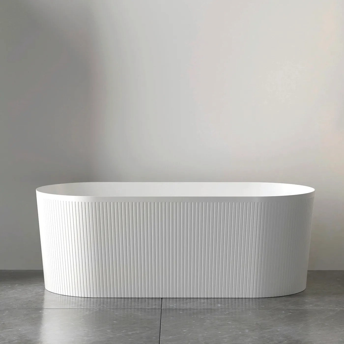 Otti Attica Noosa Gloss White Freestanding Bath 1700mm
