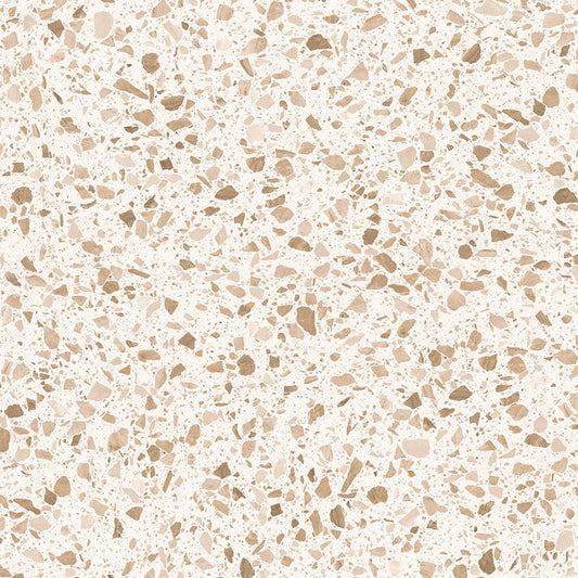 600x600 Palazzo Caramel Large Chip Terrazzo Look Matt Tiles
