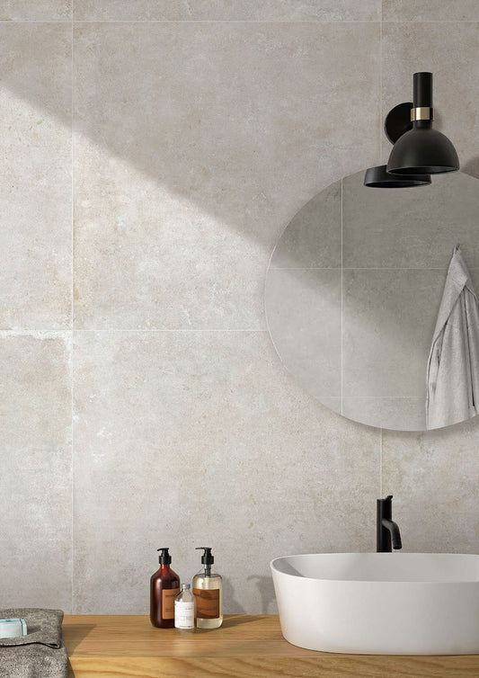 100x100 Palazzo Ice Concrete Look Matt Tiles