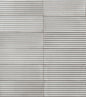 75x200 Rice Grigio Pleat 3D Lux (Gloss) Tiles by Marazzi