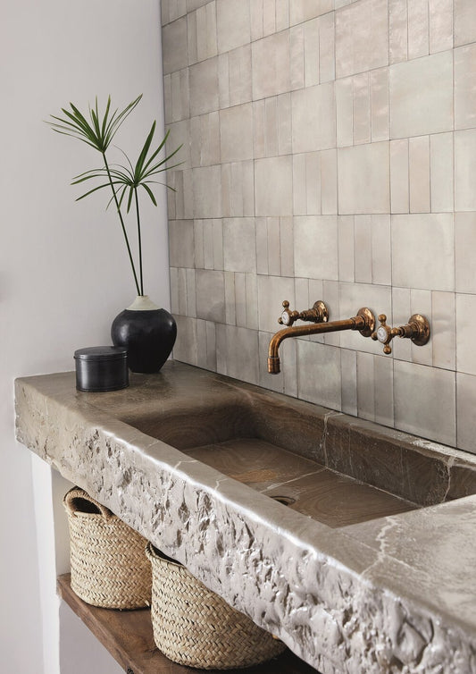 75x200 Rice Natural Lux (Gloss) Tiles by Marazzi