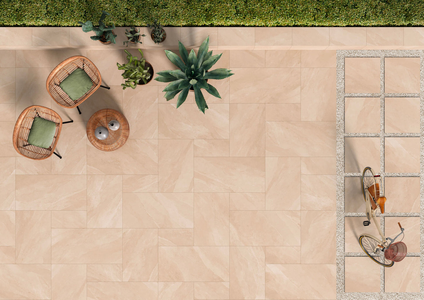 Modern bathroom and living with 600x600 Titanium stone look tile walls and floors. Melbourne, Geelong, Shepparton, Ballarat, Bendigo, Mornington, Bellarine, Peninsula tiles. Victoria and Nationwide Delivery. Australia.