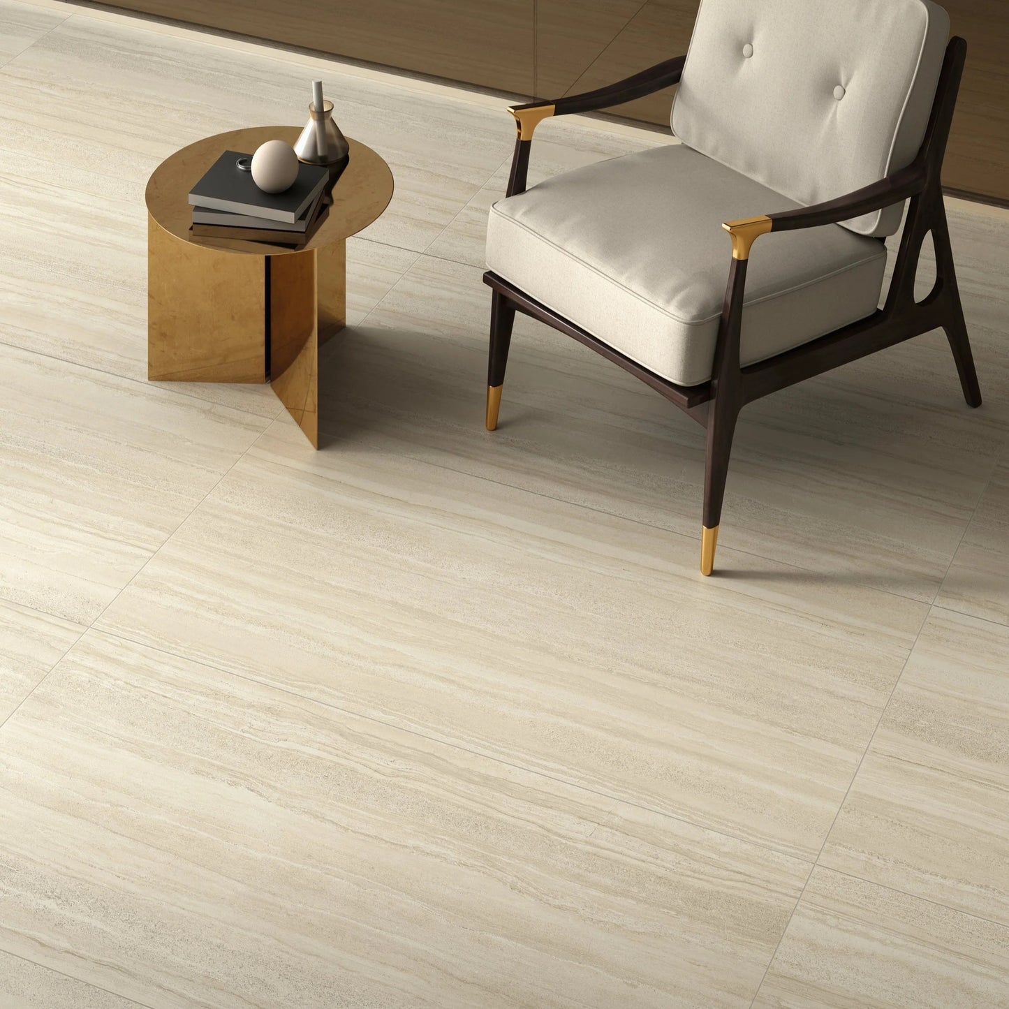 300x600 Tivoli Beige Vein Cut Travertine Look Matt Tiles