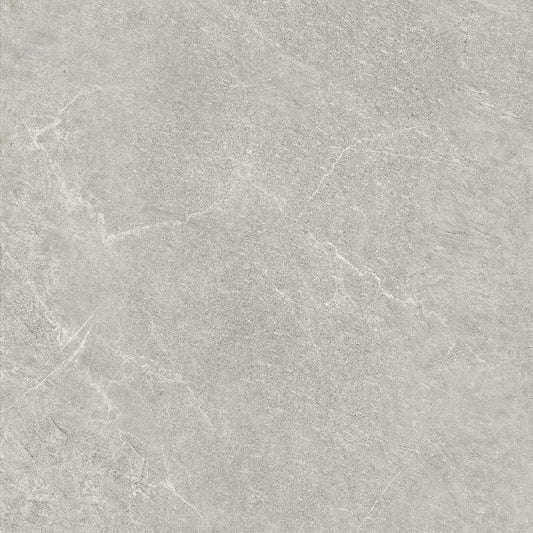 600x600 Vesuvius Ash Semi Honed Stone Look Matt Tiles