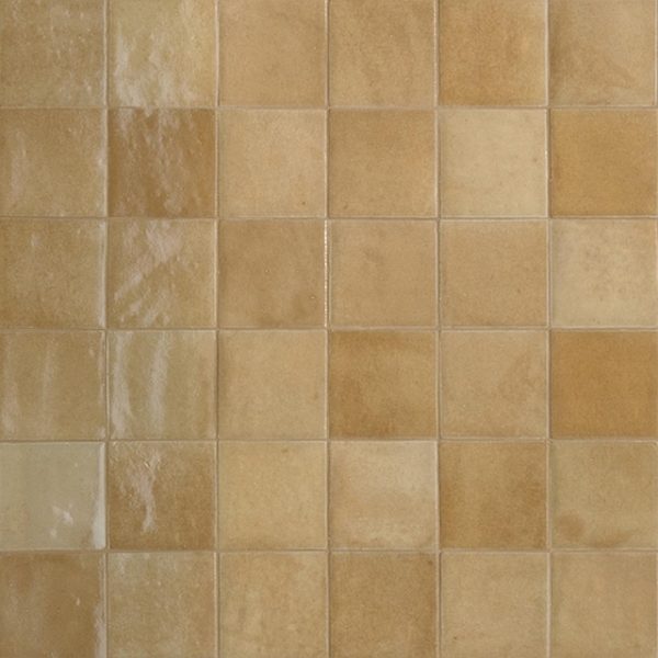 100x100 Zellige Cammello Lux (Gloss) Tiles by Marazzi
