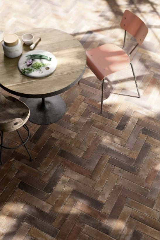 Modern living with Marazzi Terramix 70x280 brick looks wall and floor tiles. Melbourne, Geelong, Shepparton, Ballarat, Bendigo, Horsham, Warrnambool, Mornington, Bellarine, Peninsula tiles. Victoria and Nationwide Delivery. Australia.