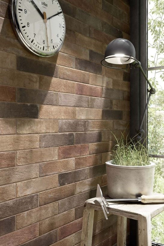 Modern living with Marazzi Terramix 70x280 brick looks wall and floor tiles. Melbourne, Geelong, Shepparton, Ballarat, Bendigo, Horsham, Warrnambool, Mornington, Bellarine, Peninsula tiles. Victoria and Nationwide Delivery. Australia.