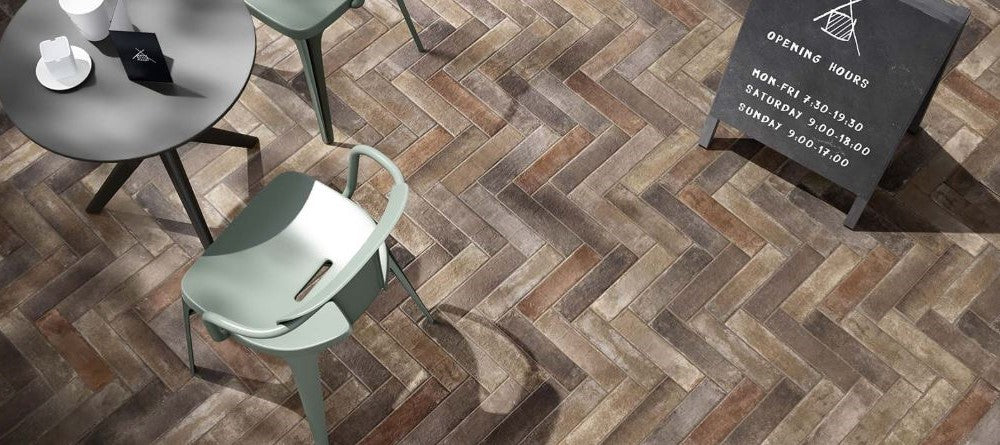 Modern living with Marazzi Terramix 70x280 brick looks wall and floor tiles. Melbourne, Geelong, Shepparton, Ballarat, Bendigo, Horsham, Warrnambool, Mornington, Bellarine, Peninsula tiles. Victoria and Nationwide Delivery. Australia.