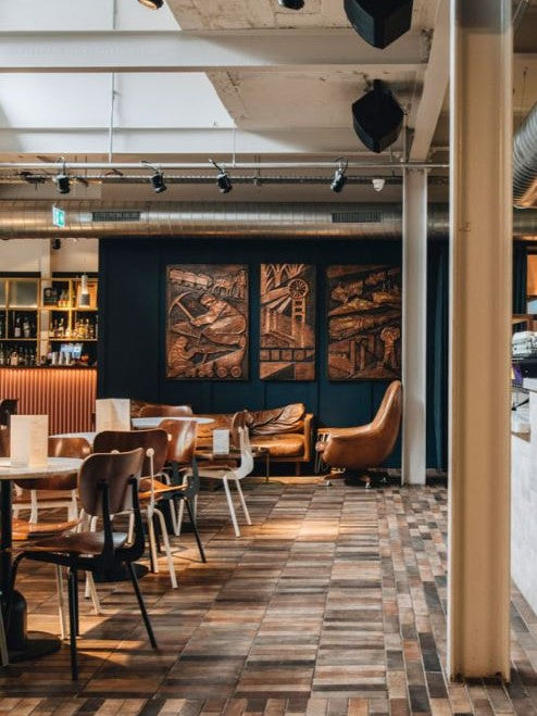 Modern living with Marazzi Terramix 70x280 brick looks wall and floor tiles. Melbourne, Geelong, Shepparton, Ballarat, Bendigo, Horsham, Warrnambool, Mornington, Bellarine, Peninsula tiles. Victoria and Nationwide Delivery. Australia.