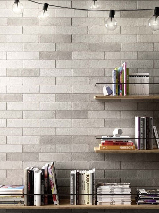 Modern living with Marazzi Terramix 70x280 brick looks wall and floor tiles. Melbourne, Geelong, Shepparton, Ballarat, Bendigo, Horsham, Warrnambool, Mornington, Bellarine, Peninsula tiles. Victoria and Nationwide Delivery. Australia.